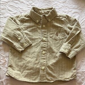 Gap Baby Tan Button-Up Shirt